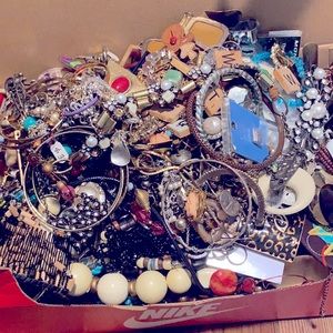 Box full of jewlery for crafters